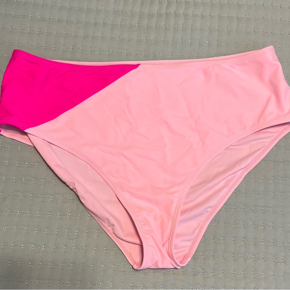 Chic Soul Pink and Fuchsia Bikini Bottom